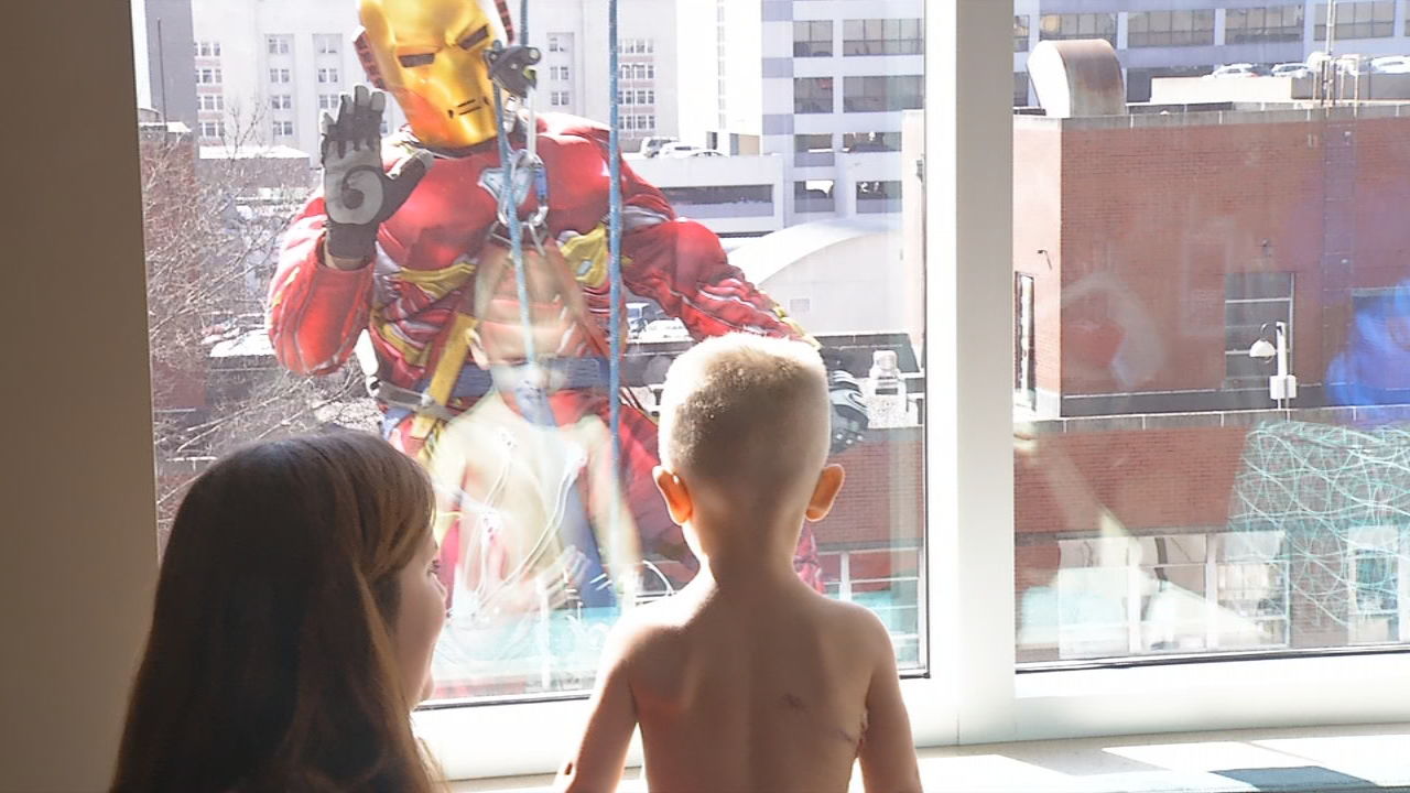 Superheroes take over Norton Children's Hospital